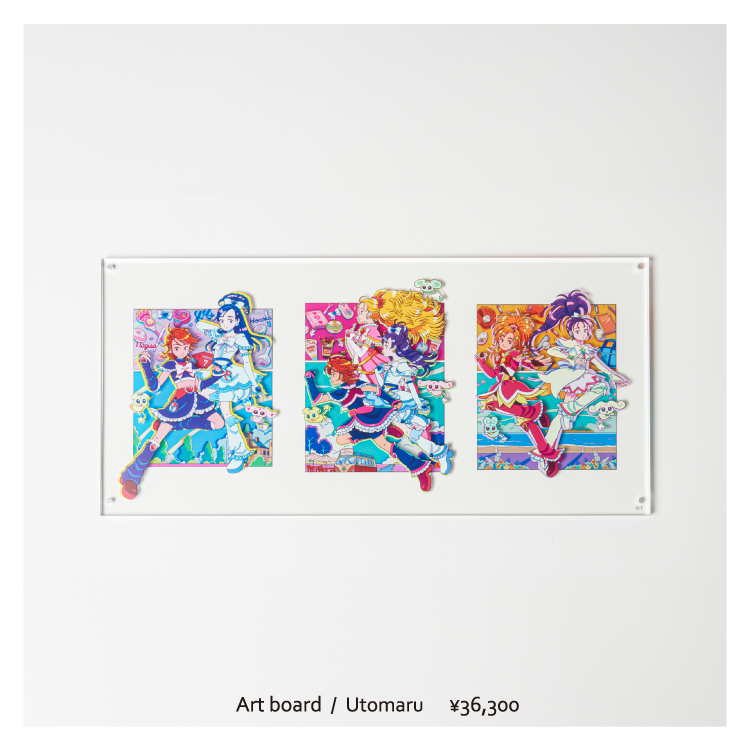 【precure genic】Art board/Kamin Kimi to Idol Pretty Cure♪ Art Boards Shining Spotlight Release