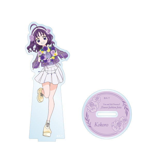 紫雨こころ　セット　アクスタ キミプリ 2種セットTジョイ限定 アクスタ 咲良うた 紫雨こころ