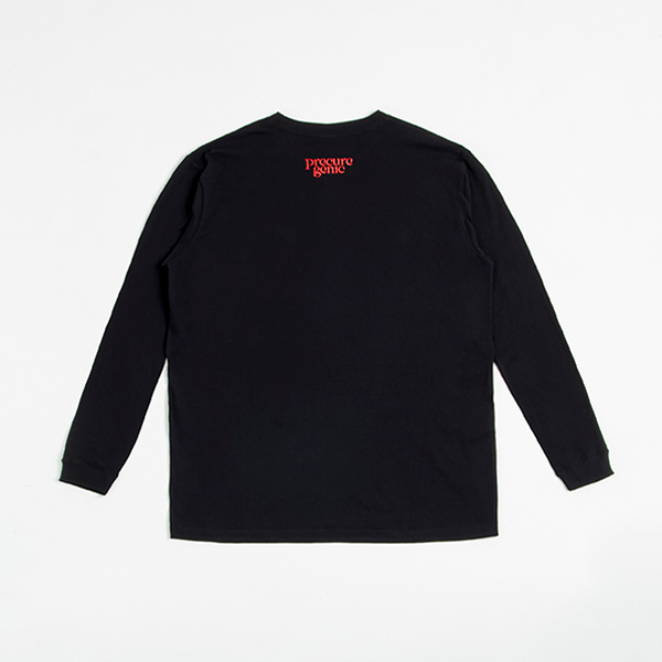�yprecure genic�zCure Black Long-sleeved T-shirt S