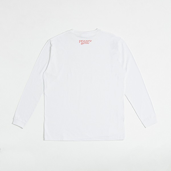 yprecure geniczCure White Long-sleeved T-shirt S