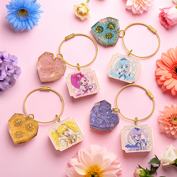 ハートキャッチプリキュア！】フラワーキーホルダー（キュアムーン