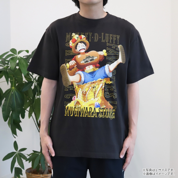ワンピース】Favorites!! 14TH ANIV.TEE VINTAGE CHACOAL S: アパレル