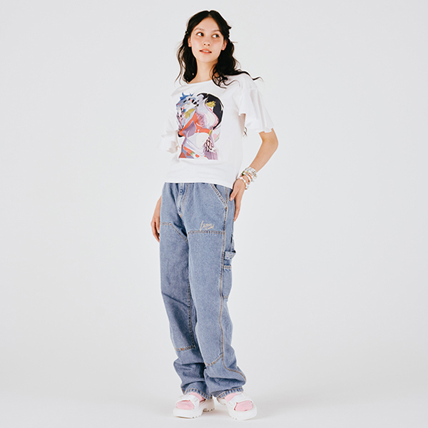 �y�����s�[�X�z�܂��ɂ�ONE PIECE �C���X�g�R���N�V���� ���t����T�V���c �{�A�E�n���R�b�N WHITE L