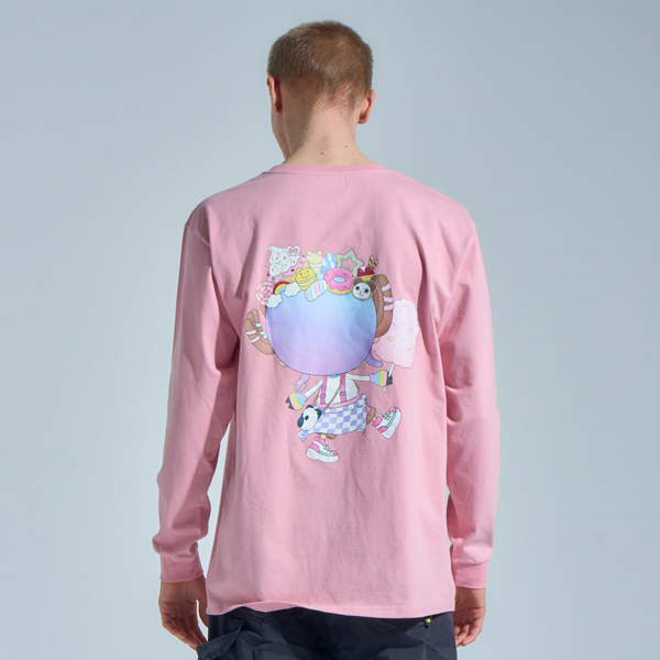�y�����s�[�X�zHARAJUKU CHOPPER �����O�X���[�uT�V���c PINK M