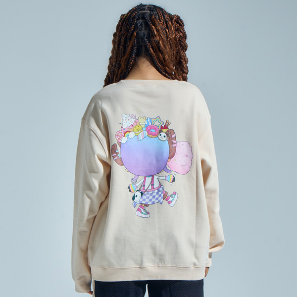 �y�����s�[�X�zHARAJUKU CHOPPER �X�E�F�b�g�v���I�[�o�[ BEIGE M