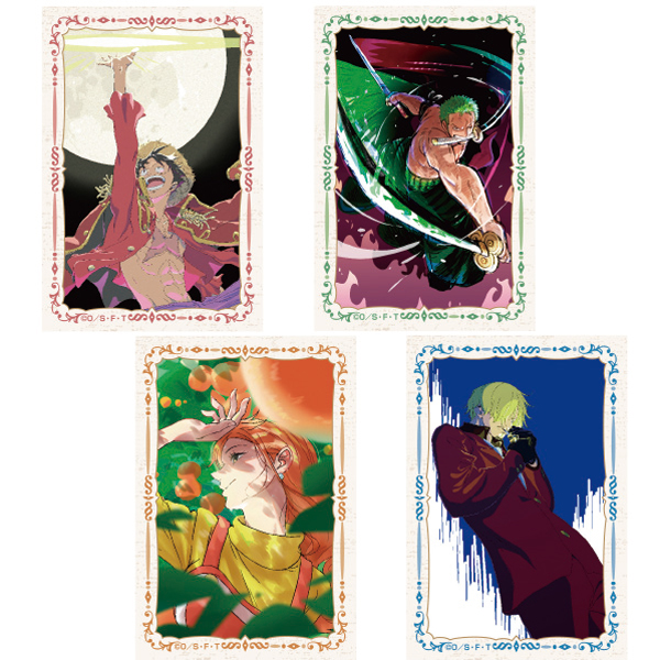 �y�����s�[�X�zONE PIECE.COM ILLUSTRATION WORKS �X�N�G�A�ʃo�b�W�i�S16�탉���_��1����j
