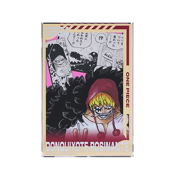 ワンピース アクリルdeカード ペンギン&シャチ　ルフィ　ロー　コラソン ONE PIECE』箔onアクリルブロック 