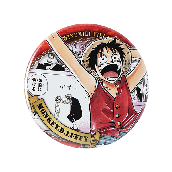 ONE PIECE』コレクション缶バッジ“HEROES” 【モンキー・D・ルフィ