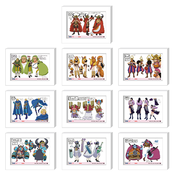 �y�����s�[�X�z�wONE PIECE ANIMATION WORKS�x�G���o�t�� �L�����N�^�[�ݒ�^�g���[�f�B���O�t���[���}�O�l�b�g�i�S10�탉���_��1����j