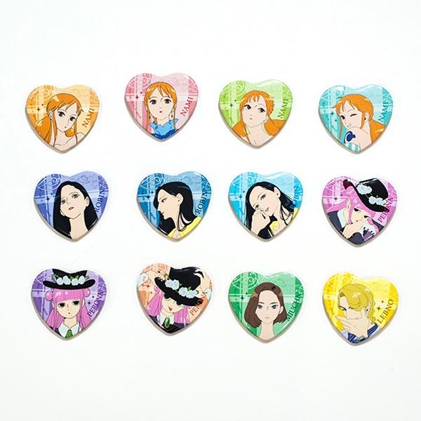 �y�����s�[�X�z�wONE PIECE HEROINES�x�n�[�g�ʃo�b�W�i�S12�탉���_��1����j