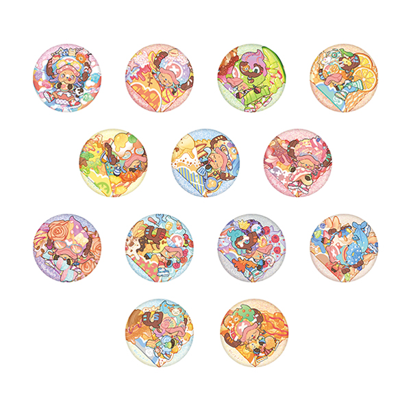 ワンピース】HARAJUKU CHOPPER（2nd anniversary）キラキラ缶バッジ