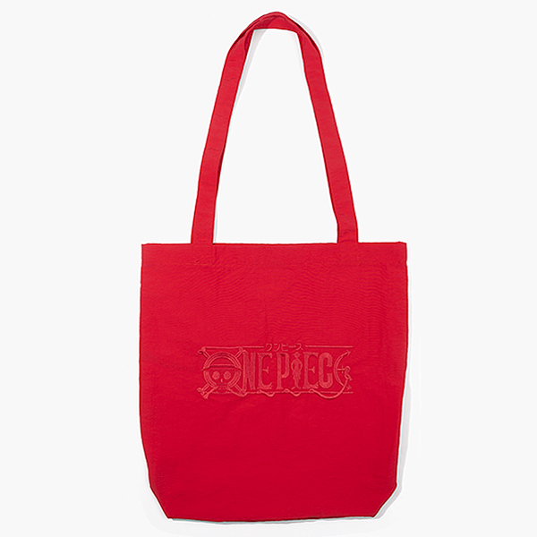 ワンピース】『TV animation ONE PIECE ロゴ』刺繍トートバッグ RED