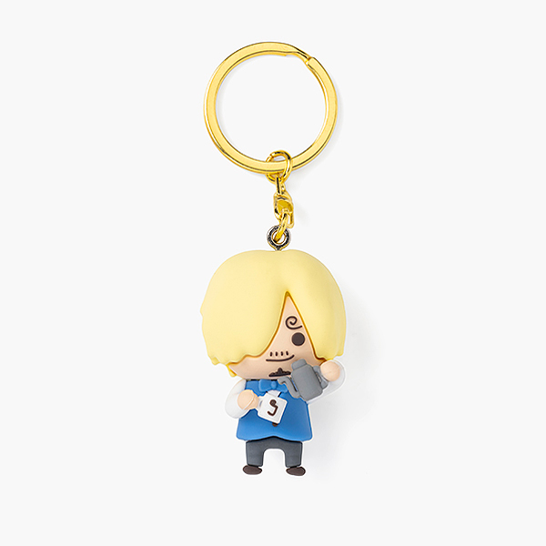ワンピース】『SANJI no OYATSU』立体ラバーキーホルダー サンジ（6種