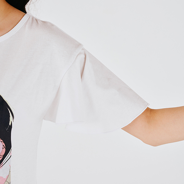 �y�����s�[�X�z�܂��ɂ�ONE PIECE �C���X�g�R���N�V���� ���t����T�V���c �{�A�E�n���R�b�N WHITE L