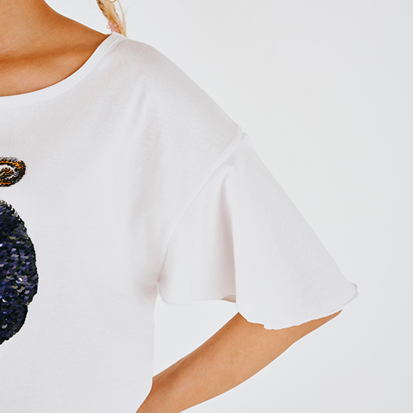 �y�����s�[�X�z���t����T�V���c �X�p���R�[�� �S���S���̎� WHITE M