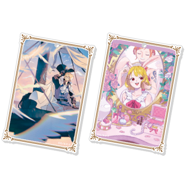 �y�����s�[�X�zONE PIECE.COM ILLUSTRATION WORKS �g���[�f�B���O�A�N�����o�b�O�`���[���i�S14�탉���_��1����j