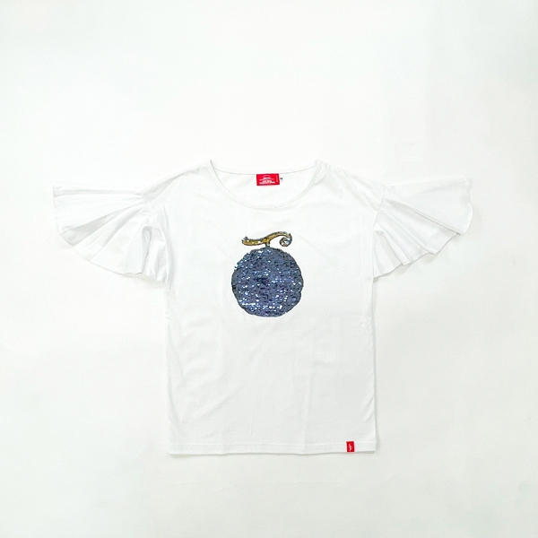 �y�����s�[�X�z���t����T�V���c �X�p���R�[�� �S���S���̎� WHITE L