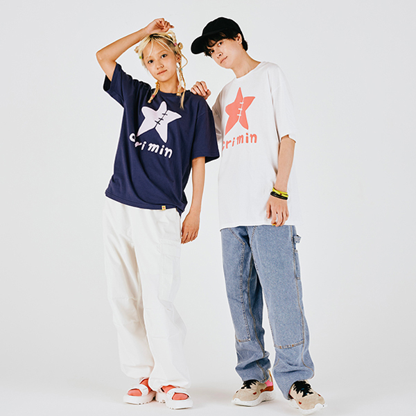 ワンピース】Tシャツ クリミナル WHITE XS: アパレル・バッグ