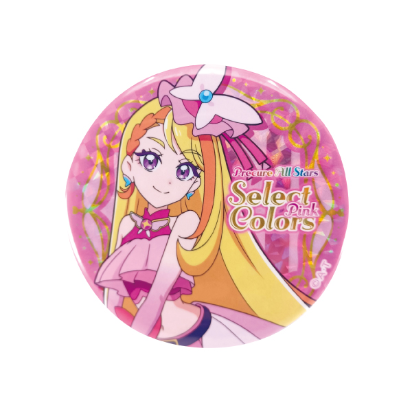 プリキュアオールスターズ】Select colors -Pink-#2 缶バッジ: 雑貨