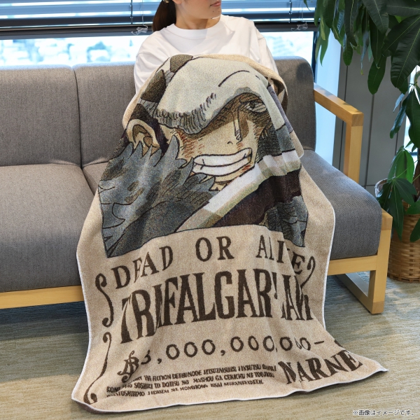 ワンピース】五彩織りビッグタオル ＜手配書(ロー)＞: 雑貨