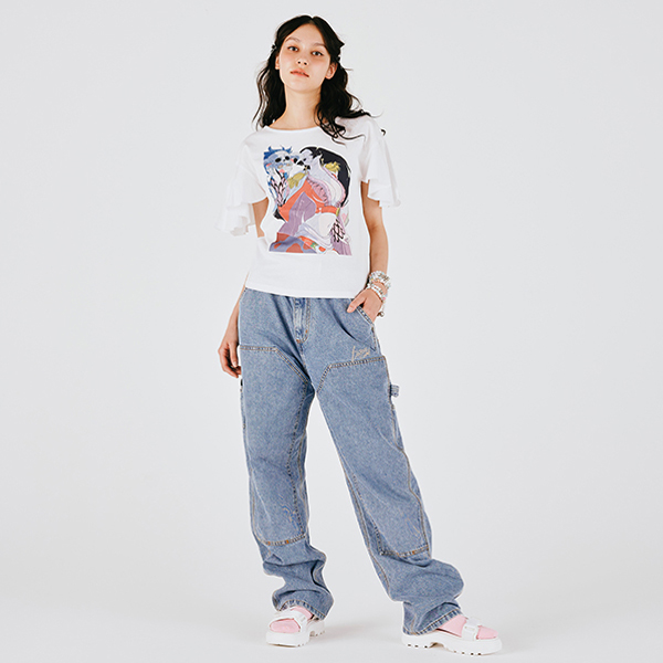 �y�����s�[�X�z�܂��ɂ�ONE PIECE �C���X�g�R���N�V���� ���t����T�V���c �{�A�E�n���R�b�N WHITE M