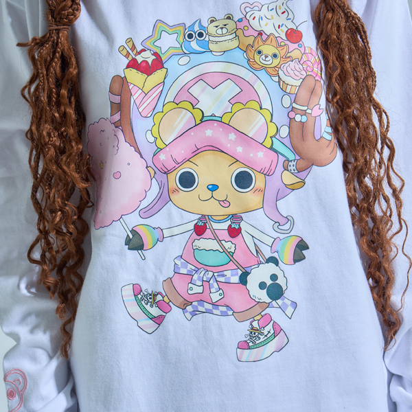 �y�����s�[�X�zHARAJUKU CHOPPER �����O�X���[�uT�V���c WHITE M