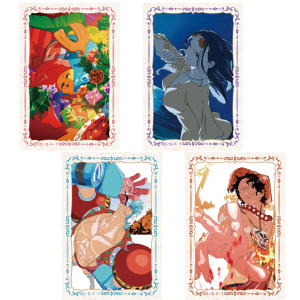 �y�����s�[�X�zONE PIECE.COM ILLUSTRATION WORKS �X�N�G�A�ʃo�b�W�i�S16�탉���_��1����j