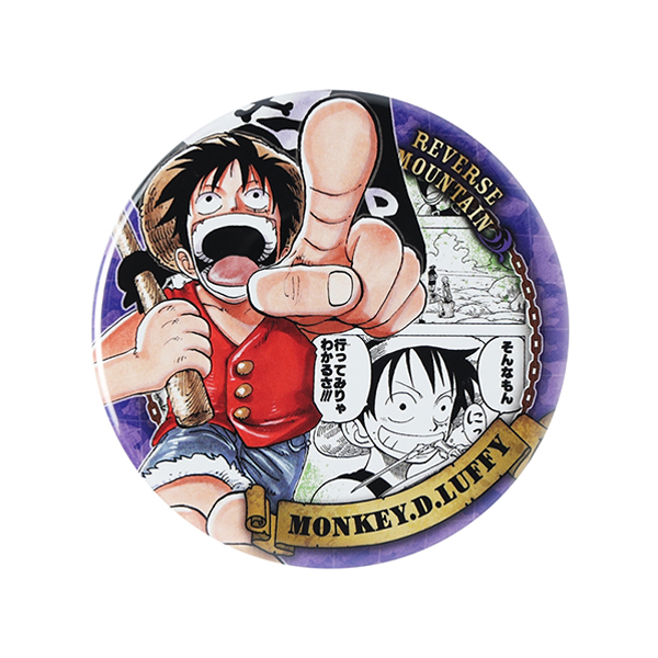 ONE PIECE』コレクション缶バッジ“HEROES” 【モンキー・D・ルフィ