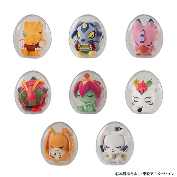 デジモンアドベンチャー】MEGA EGG FIGURE おやすみデジコレ！セット