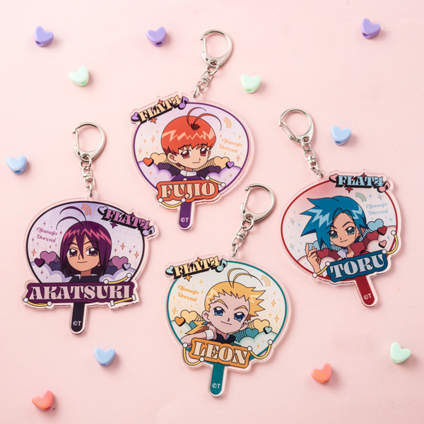 おジャ魔女どれみ 水彩タッチ アート アクリルキーホルダー おジャ魔女どれみ』水彩タッチアートをデザインした新グッズや