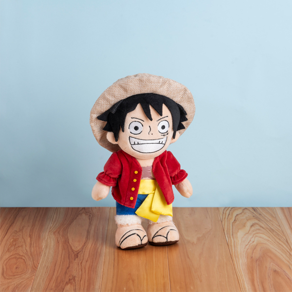 ワンピース】スタンドレイドぬいぐるみ ルフィ: ぬいぐるみ