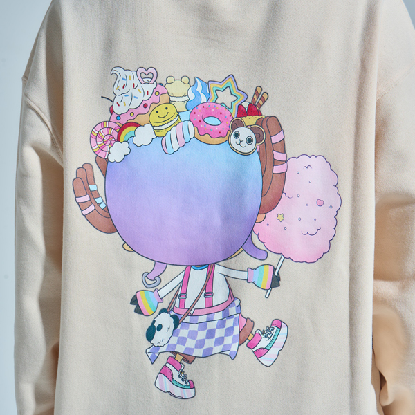 �y�����s�[�X�zHARAJUKU CHOPPER �X�E�F�b�g�v���I�[�o�[ BEIGE L