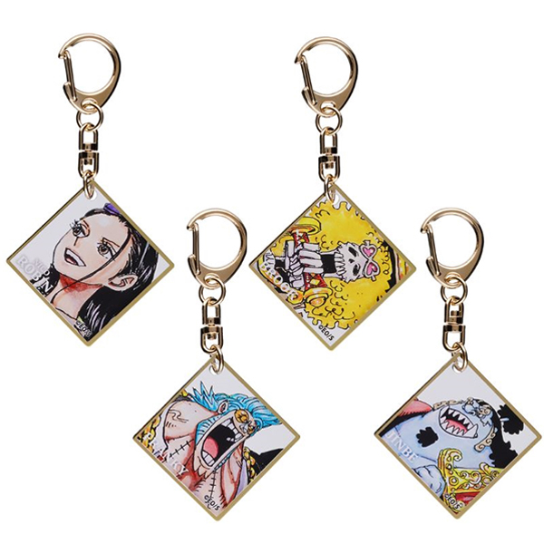 ONE PIECE』色紙風アクリルキーホルダー 全種セット（全10種入り