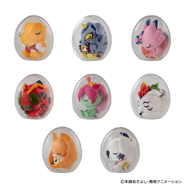 デジモンアドベンチャー】MEGA EGG FIGURE おやすみデジコレ！セット