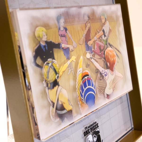 ワンピース25周年プレミアムアクリルアートフレームルフィシャンクス