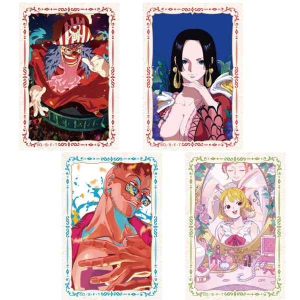 �y�����s�[�X�zONE PIECE.COM ILLUSTRATION WORKS �X�N�G�A�ʃo�b�W�i�S16�탉���_��1����j