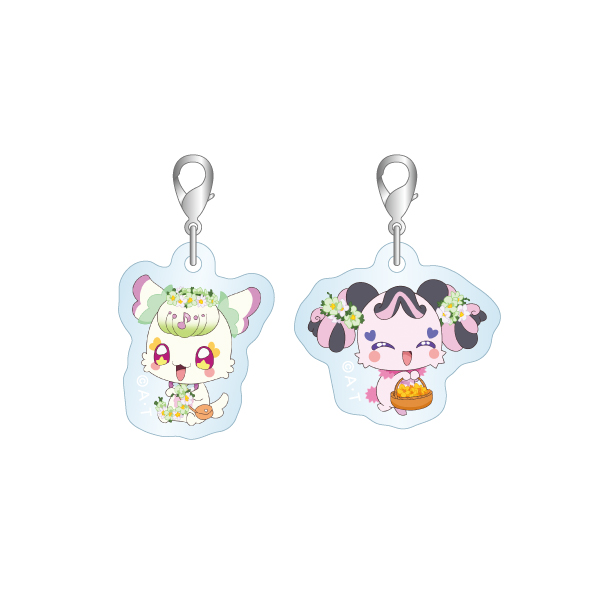 【キミとアイドルプリキュア♪】flower fashion festa アクリルチャーム プリルン&メロロン