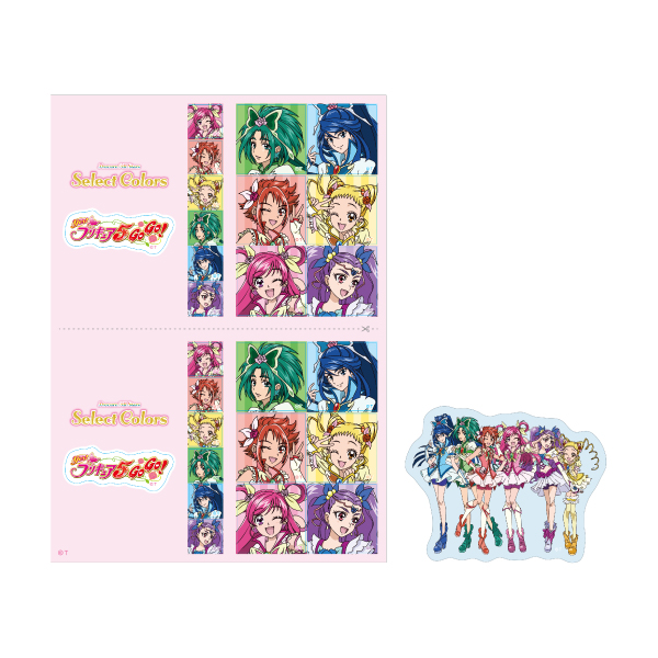 【プリキュアオールスターズ】Select Colors プリントシール Yes!プリキュア5GoGo!