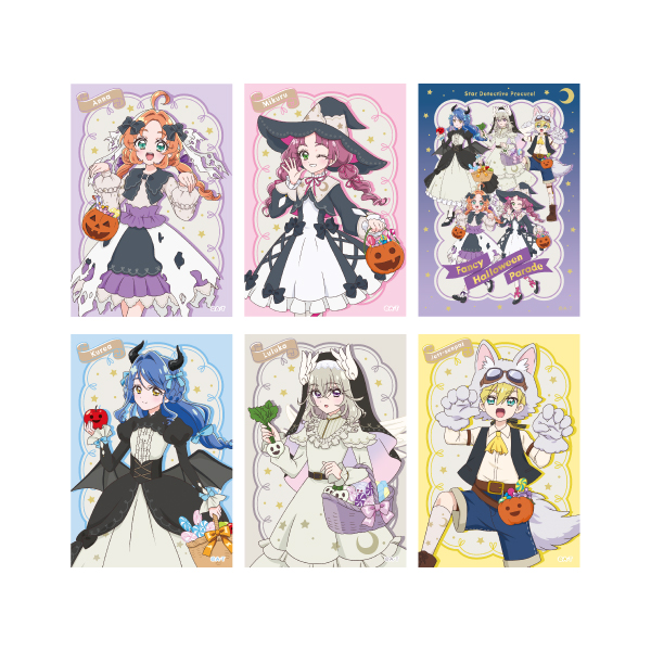 【名探偵プリキュア!】Fancy Halloween Parade ブロマイドセット(6枚入り)