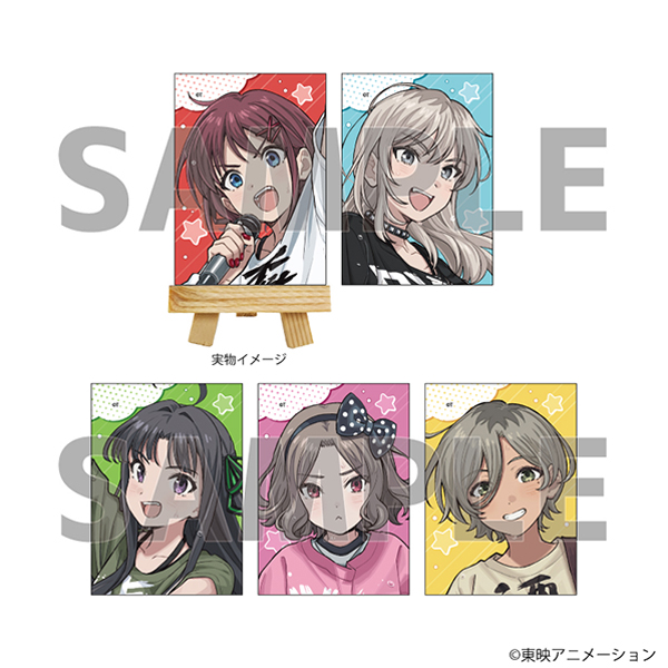 【ガールズバンドクライ】キャンバスボードミニ(全5種ランダム1個)