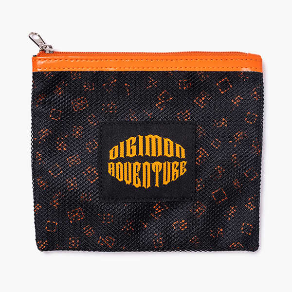 【デジモンアドベンチャー】メッシュポーチ 成熟期 ブラック