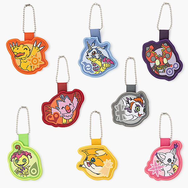 【デジモンアドベンチャー】デジモン織キーホルダー(全8種ランダム1個)