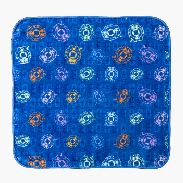 【デジモンアドベンチャー】ハンドタオル(デジヴァイス総柄)