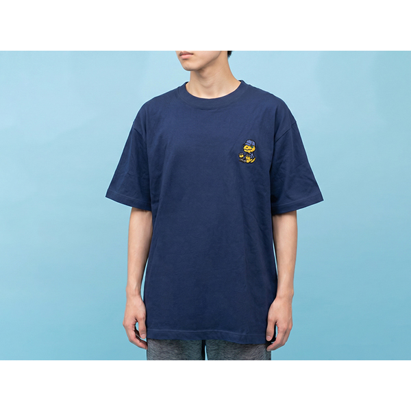 【デジモンアドベンチャー】デニムシリーズ ワンポイント刺繍Tシャツ アグモン