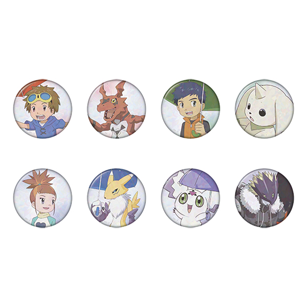 【デジモンテイマーズ】ホログラム缶バッジ(全8種ランダム1個入り)