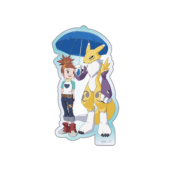 【デジモンテイマーズ】耐水クリアステッカー ルキ&レナモン