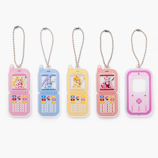【フレッシュプリキュア!】ガラケー風アクリルキーホルダー(全5種ランダム1個入り)