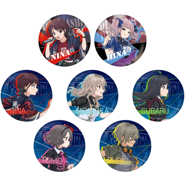 ガールズバンドクライ】缶バッジ 世界のまん中（全7種ランダム1個