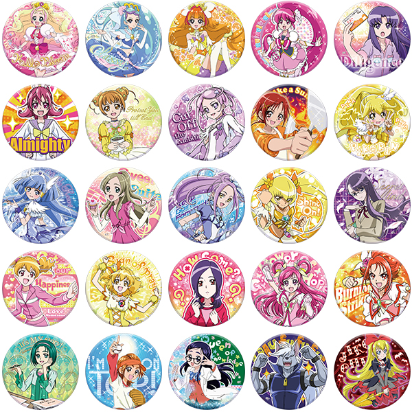 【プリキュアオールスターズ】トゥインクル缶バッジ 3 Yeah!(全25種ランダム1個入り)