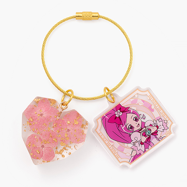 ハートキャッチプリキュア！】フラワーキーホルダー（キュアブロッサム